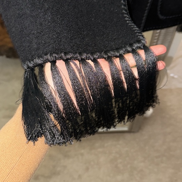 TOTEME
Draped fringed wool-blend jacket 32 - Picture 10 of 13